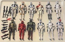 Usado, Lote de 12 bonecos soltos Star Wars The Black Series - Troopers Clone Troopers 6” comprar usado  Enviando para Brazil