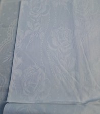 Damaststoff weiß rosenmuster gebraucht kaufen  Kaltenkirchen