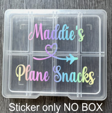Personalised plane snack for sale  LONDON