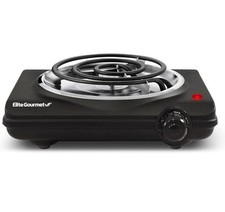 Queimador único elétrico de bancada, cooktop 1000W com bobina de aço inoxidável 6", usado comprar usado  Enviando para Brazil