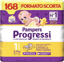 Pampers progressi newborn usato  Italia