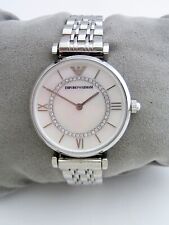 EMPORIO ARMANI RELÓGIO FEMININO GIANNI T-BAR AR1908 CRISTAIS DE AÇO INOXIDÁVEL GENUÍNO comprar usado  Enviando para Brazil