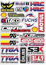 Autocollant sponsors motul d'occasion  Bernay