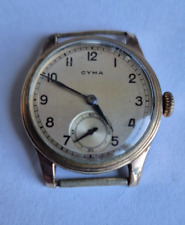 Vintage gold cyma for sale  DUMFRIES