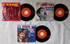 JAVIER SOLIS – SE TE OLVIDA / ¡QUE VA! / PAYASO – 3 DISCS - CBS - EP 7’’ MEXICAN comprar usado  Enviando para Brazil