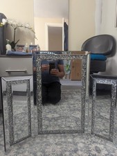 Mirrored diamond crushed for sale  LOUGHBOROUGH