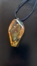 Collier pendentif inclusion d'occasion  Saint-Mandé
