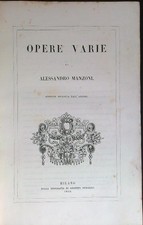 Opere varie manzoni usato  Italia