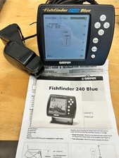 Garmin Fishfinder 240 azul, adaptador de fio, montagem em superfície, capa.  Sem transdutor. comprar usado  Enviando para Brazil