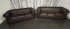 Chesterfield sofas matching for sale  KING'S LYNN