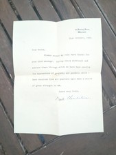Neville chamberlain letter for sale  NEWPORT
