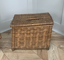 Vintage woven willow for sale  STOKE-ON-TRENT