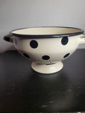 Vintage enamelware collandar for sale  East Orange