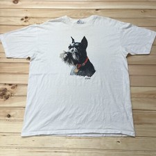 Camisa ponto único vintage anos 80 e 90 Scottish Terrier Scottie Dog Art tamanho XL comprar usado  Enviando para Brazil