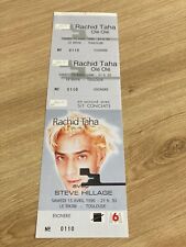 Rachid taha ticket d'occasion  Reims