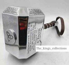 Réplica de martelo 1:1 sólido Avengers Thor cosplay adereço Mjolnir colecionador Halloween comprar usado  Enviando para Brazil