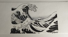 Estampe vague hokusai d'occasion  Paris XIX