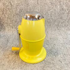 Triturador de gelo retrô vintage Ice-O-Matice alça de giro lotada superior louça amarela comprar usado  Enviando para Brazil