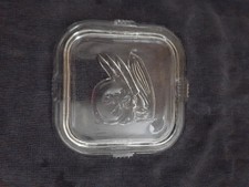 Tampa de louça de geladeira Federal Glass apenas 4" quadrada, usado comprar usado  Enviando para Brazil