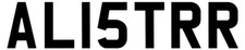 Al15trr personal number for sale  DUNFERMLINE