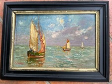 Tableau ancien marine d'occasion  Valdampierre