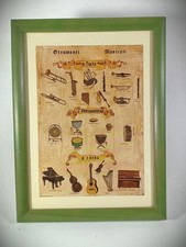 Quadro strumenti musicali usato  Roma