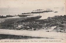 Cpa carnac plage d'occasion  Saint-Pol-de-Léon