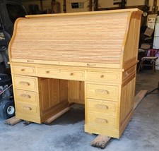 Solid oak rolltop for sale  Scottsville