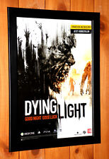Dying Light PS4 Xbox One Promo raro pequeno pôster/página de anúncio emoldurada, usado comprar usado  Enviando para Brazil