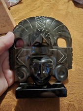 Obsidian aztec mask for sale  Hopewell