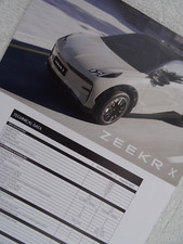 Zeekr specification brochure for sale  BOURNEMOUTH