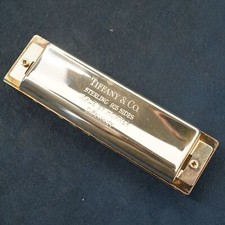 Usado, Harmônica montada em prata esterlina Tiffany & Co. x Hohner, chave de C - frete grátis EUA comprar usado  Enviando para Brazil