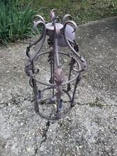 Candelabro antigo estilo colonial renascimento espanhol ferro forjado candelabro comprar usado  Enviando para Brazil