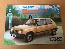 Talbot samba range for sale  NOTTINGHAM