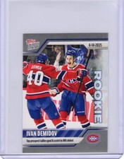 Adesivo 2024-25 Topps Now NHL #159 IVAN DEMIDOV DEBUT ROOKIE RC comprar usado  Enviando para Brazil