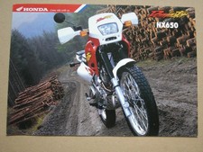 Honda brochure nx650 for sale  TREORCHY