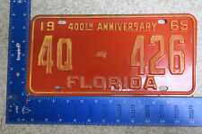 1965 florida license for sale  Castleton