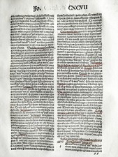Riginal inkunabel blatt gebraucht kaufen  Neuendettelsau