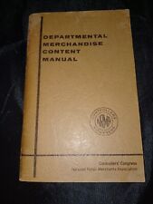 Vintage 1959 Departmental Merchandise Content Manual segunda mano  Embacar hacia Mexico