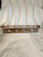 Prateleira de parede vintage coração aberto trilho capitão 3 pinos Cottagecore Country, usado comprar usado  Enviando para Brazil
