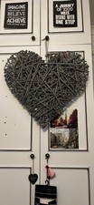 Grey wicker hanging for sale  STOCKPORT