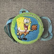 Bob Esponja Calça Quadrada Fortificada por Krabby Patty Mochila Nickelodeon Antiga 2002 9”, usado comprar usado  Enviando para Brazil