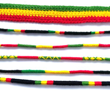 Rasta friendship bracelet for sale  BRECON