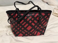 coach tartan black red for sale  Smithfield