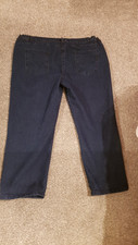Dark indigo jeans for sale  ROCHDALE