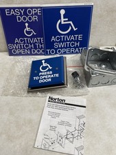 Interruptor de porta Norton Assa Abloy suporte de parede push handicap - pressione para operar a porta comprar usado  Enviando para Brazil
