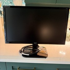 Monitor LCD Acer KA240h 24 polegadas, com suporte e cabo de alimentação, usado comprar usado  Enviando para Brazil