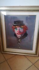 Clown olio tela usato  Matelica