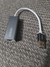 Adaptador de rede USB 3.0 para Gigabit Ethernet RJ45 1000Mbps ONTEN para Windows e Mac, usado comprar usado  Enviando para Brazil