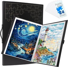 Caixa Aberta - Pasta de Armazenamento de Quebra-Cabeças Kostbar para 1000 Peças, 20 Páginas Puzzle Saver, usado comprar usado  Enviando para Brazil